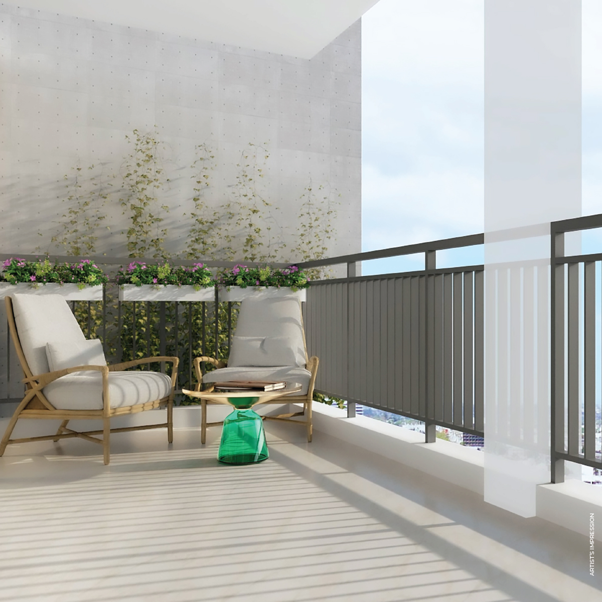 Sun deck at Chandak Treesourus